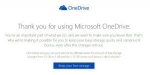 OneDrive FirstScreen