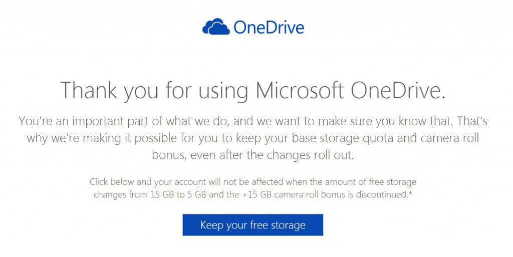 OneDrive FirstScreen